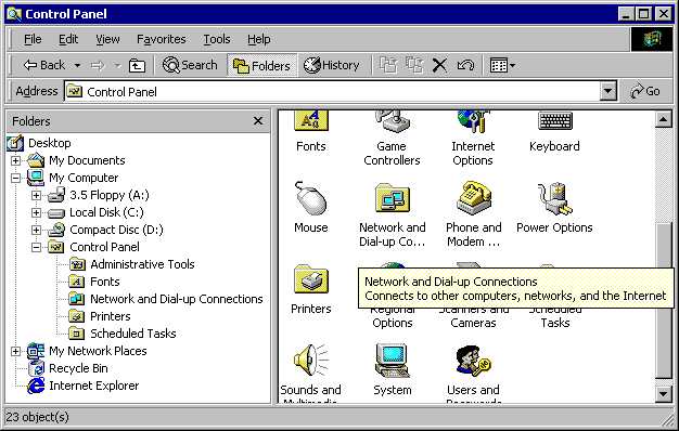 Control Panel